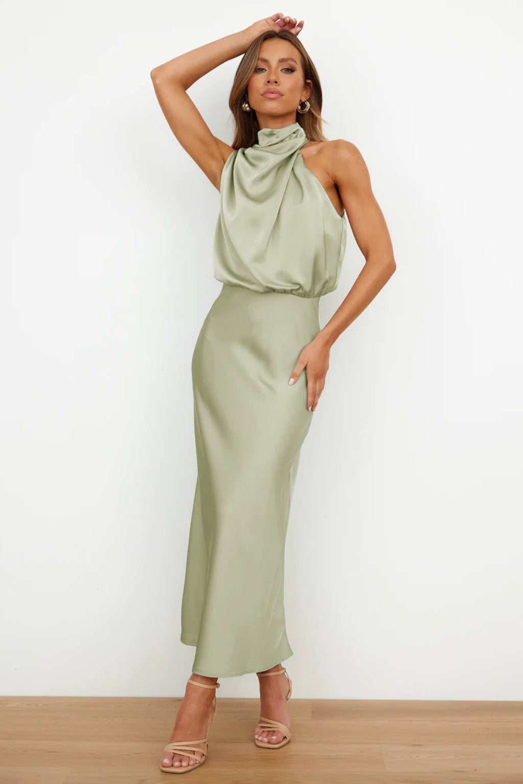 Alma | Robe à encolure américaine