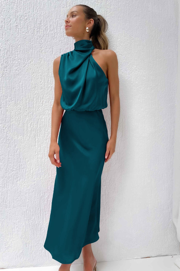 Alma | Robe à encolure américaine