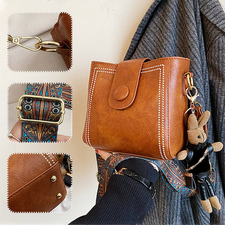 ETHEL | SAC À BANDOULIÈRE VINTAGE AVEC BREGELLE RÉGLABLE