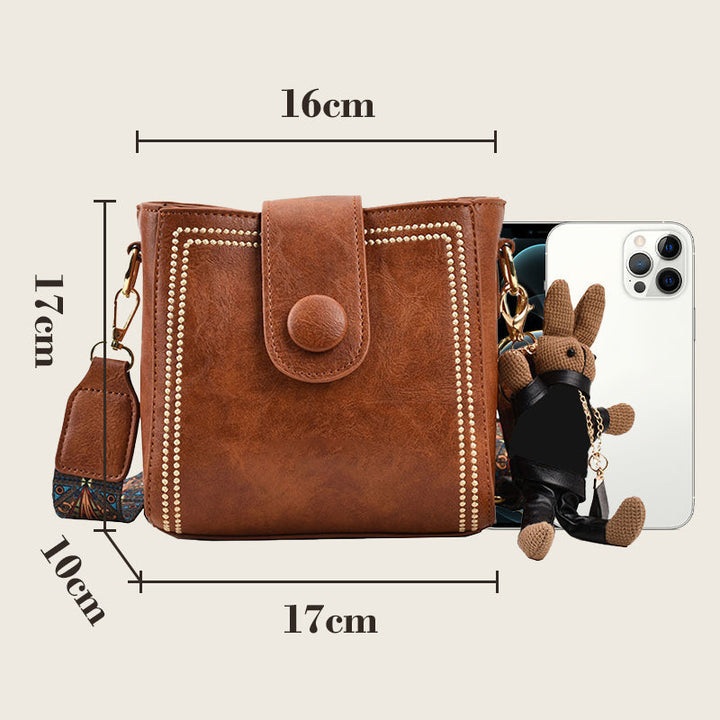 ETHEL | SAC À BANDOULIÈRE VINTAGE AVEC BREGELLE RÉGLABLE