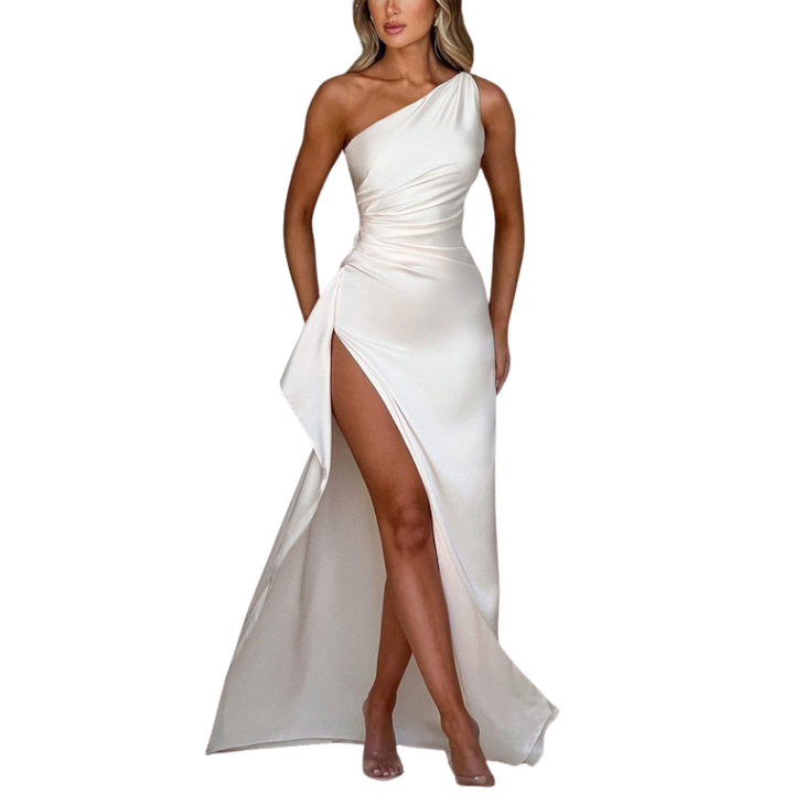 AMBER™ – Robe longue asymétrique élégante