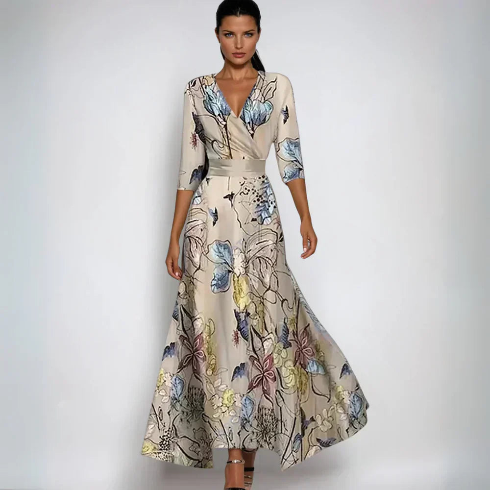 JOCELYN™ - Robe fleurie sophistiquée