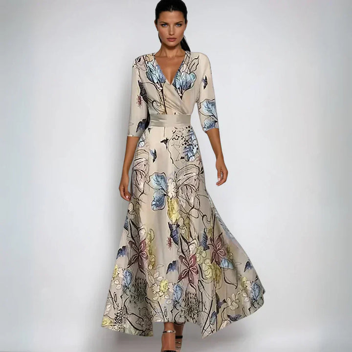 JOCELYN™ - Robe fleurie sophistiquée