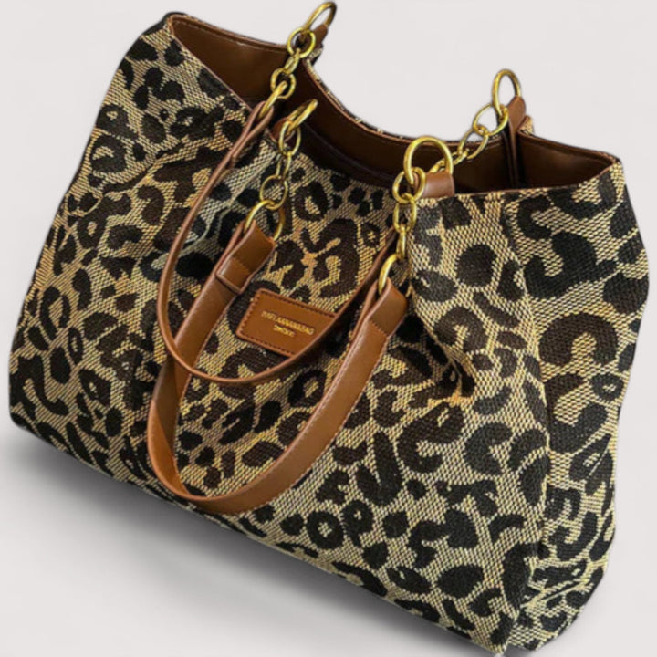 Sac de courses en toile Lévrier – Léopard