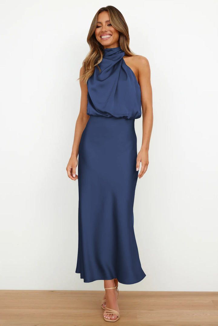 Alma | Robe à encolure américaine