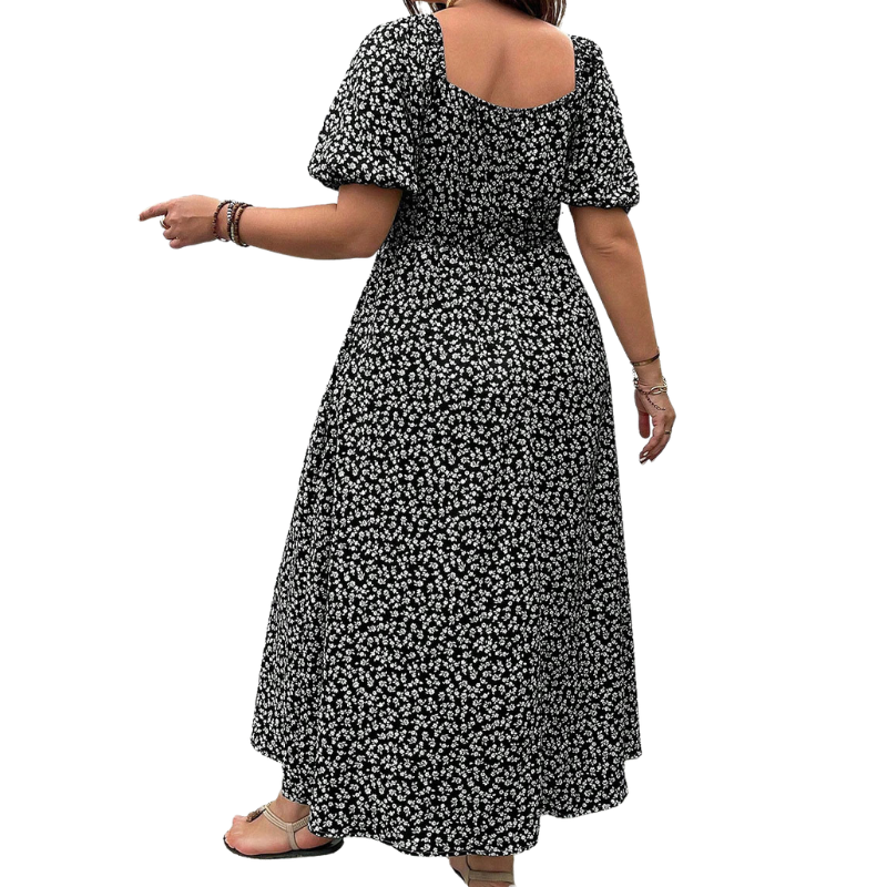 SANDRA™ – Robe tendance grande taille à imprimé floral