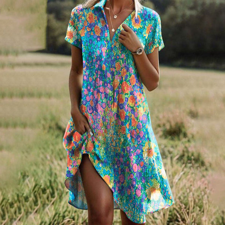 Ellie | Robe midi fluide (Bientôt en rupture de stock)