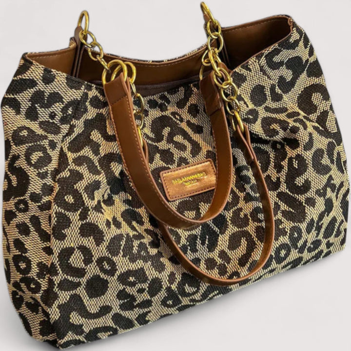 Sac de courses en toile Lévrier – Léopard