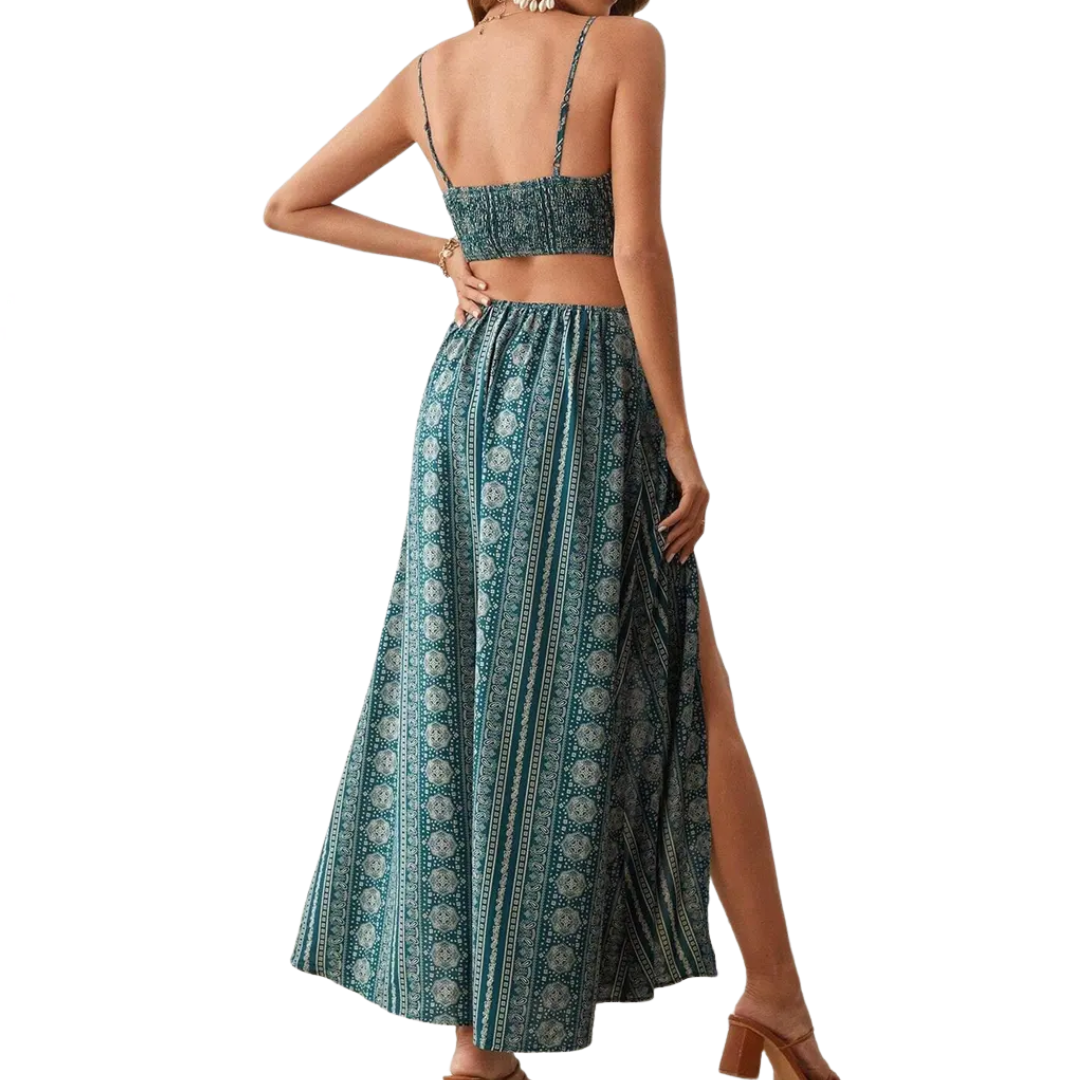 ZARA™ – Robe bohème sans dos à fente