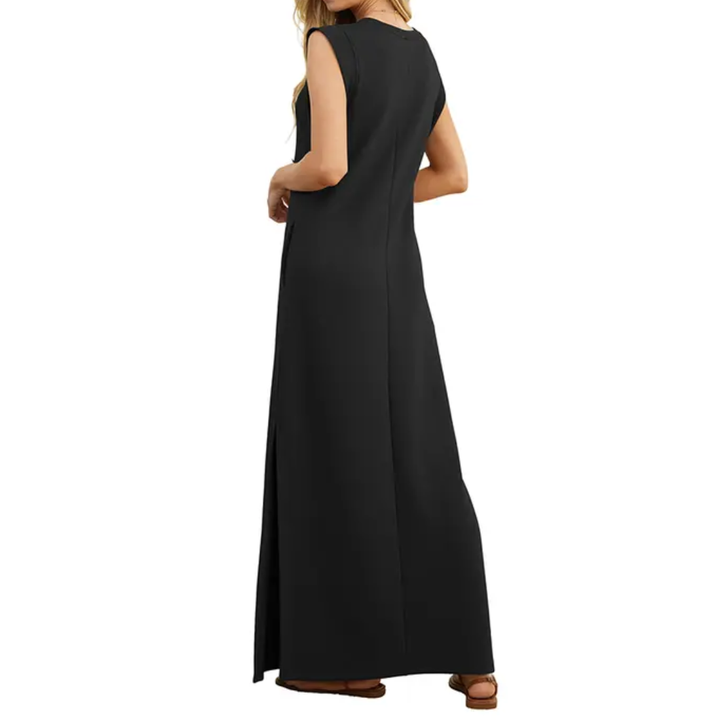 Robe longue fendue à poches WREN™ – Breezy