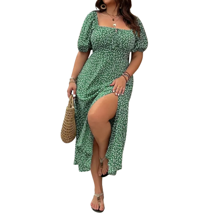 SANDRA™ – Robe tendance grande taille à imprimé floral
