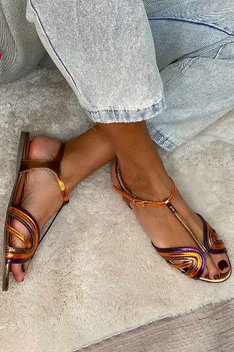 Viviana | Sandales couleur méditerranéenne