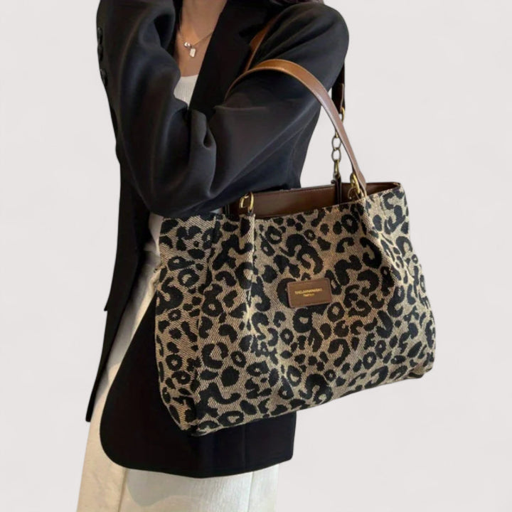 Sac de courses en toile Lévrier – Léopard