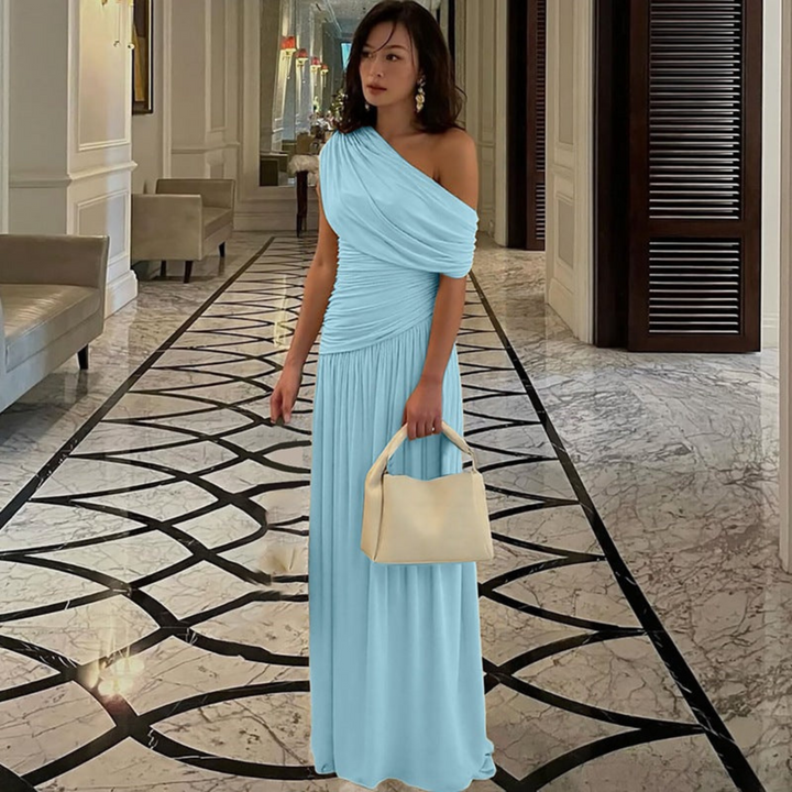 SHINA™ - Robe longue de soirée élégante à une épaule