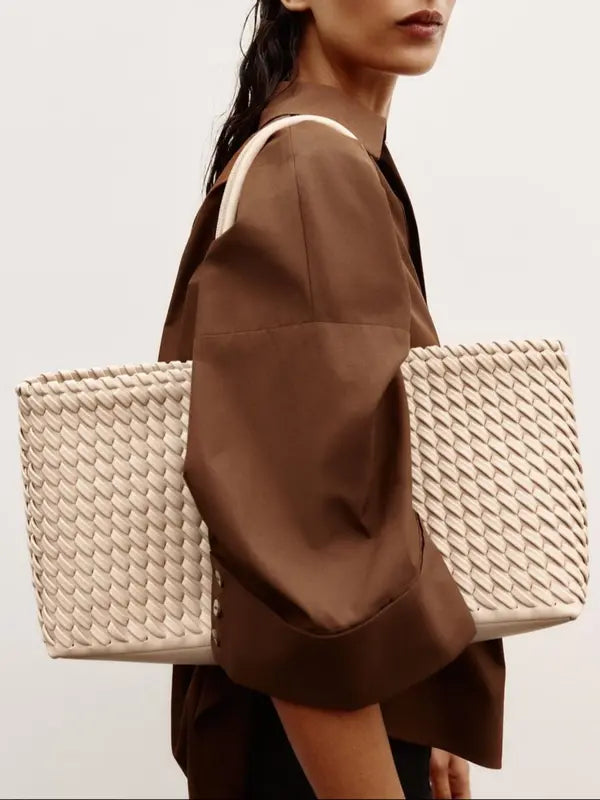 LINDSAY™ - Sac fourre-tout tissé élégant pour un usage quotidien décontracté