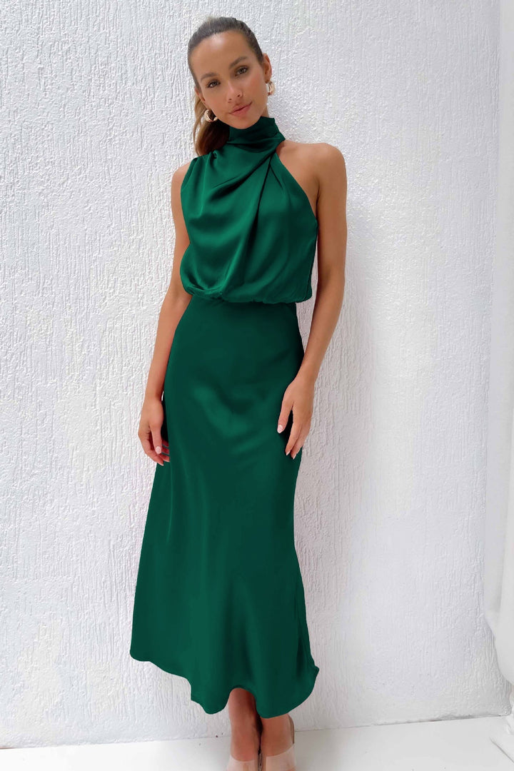 Alma | Robe à encolure américaine