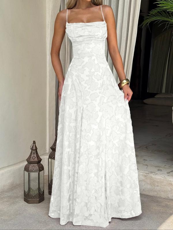 XENIA™ - Longue Robe Élégante en Dentelle à Dos Nu, Coupe Ajustée pour Occasions Spéciales et Soirées