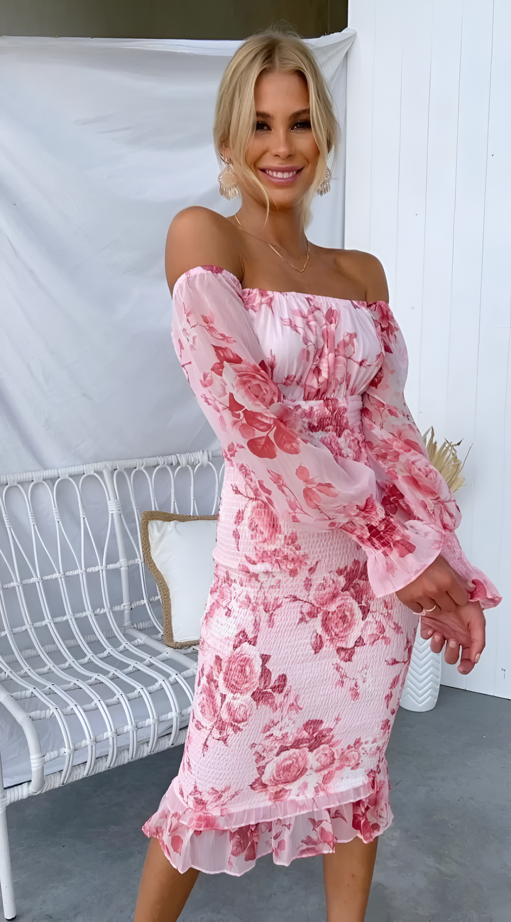 Esme | Robe élégante fleurie