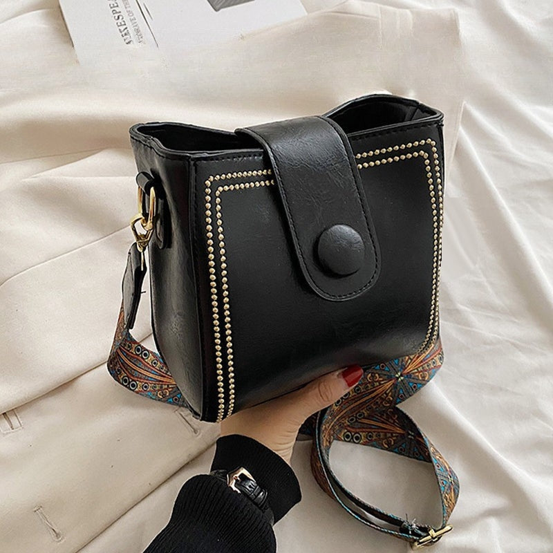 ETHEL | SAC À BANDOULIÈRE VINTAGE AVEC BREGELLE RÉGLABLE