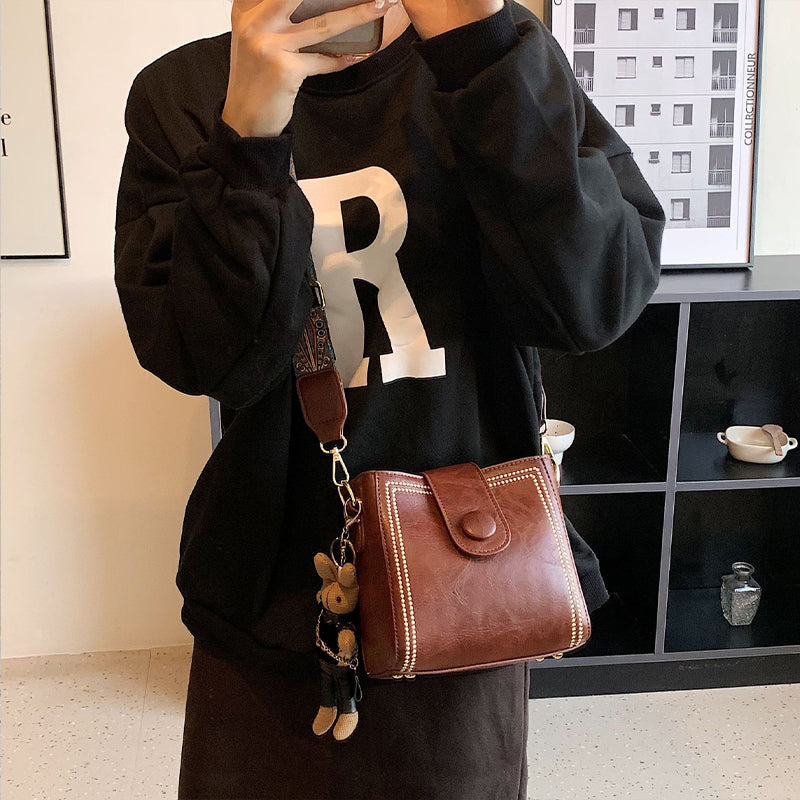 ETHEL | SAC À BANDOULIÈRE VINTAGE AVEC BREGELLE RÉGLABLE
