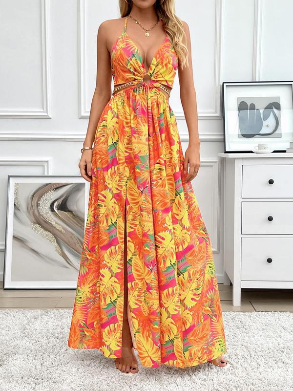 Robe longue VANINA™ motif floral éclatant