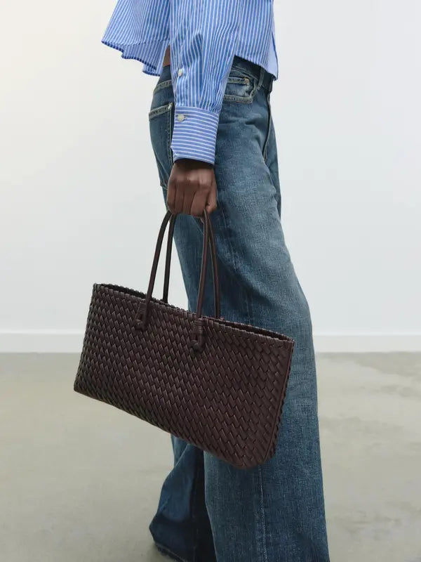 LINDSAY™ - Sac fourre-tout tissé élégant pour un usage quotidien décontracté
