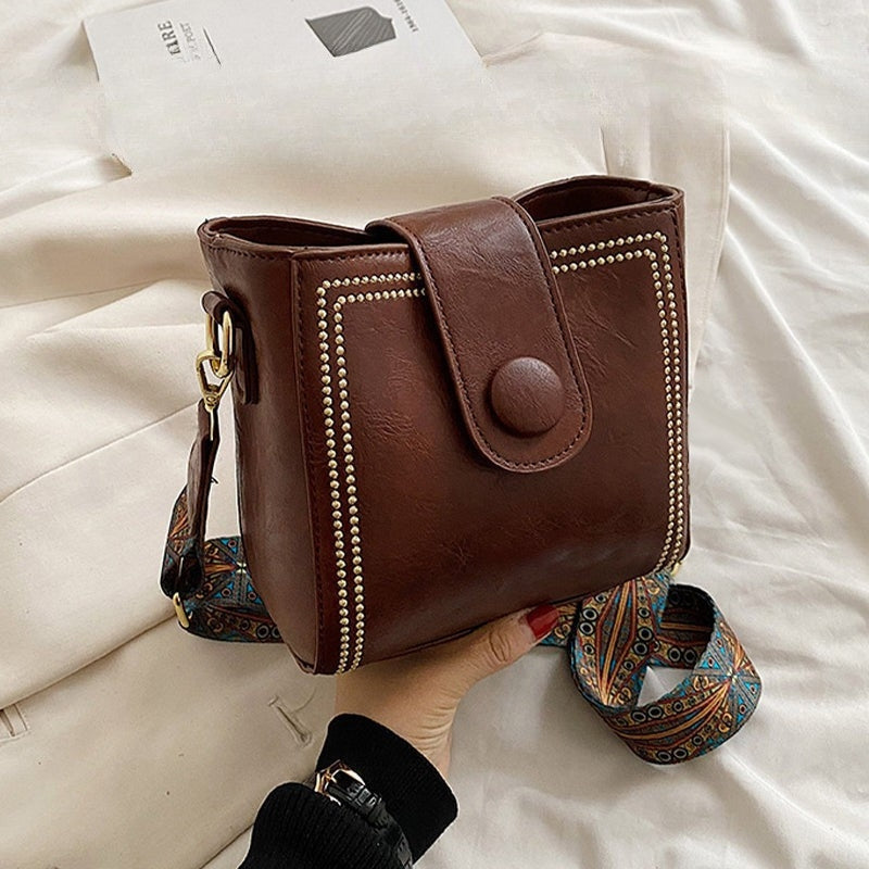 ETHEL | SAC À BANDOULIÈRE VINTAGE AVEC BREGELLE RÉGLABLE