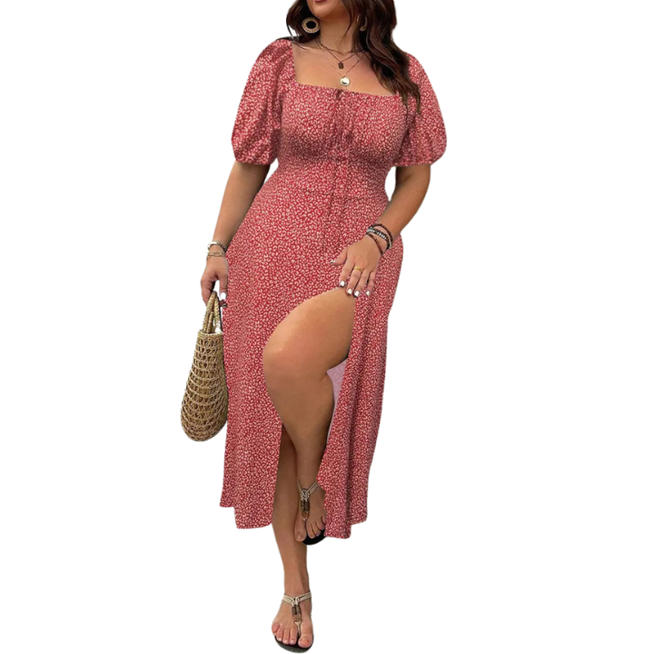 SANDRA™ – Robe tendance grande taille à imprimé floral