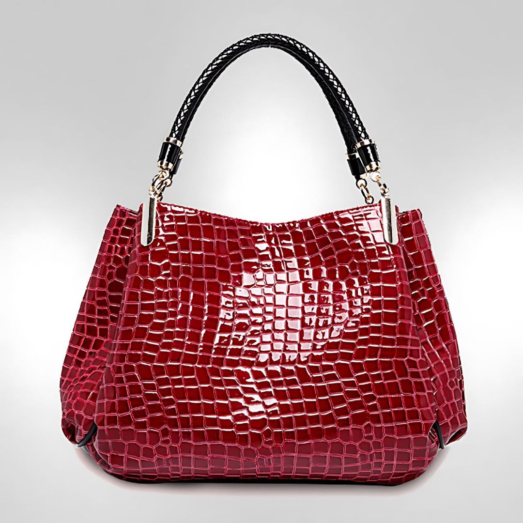 Lusso Milano - Sac bandoulière en crocodile