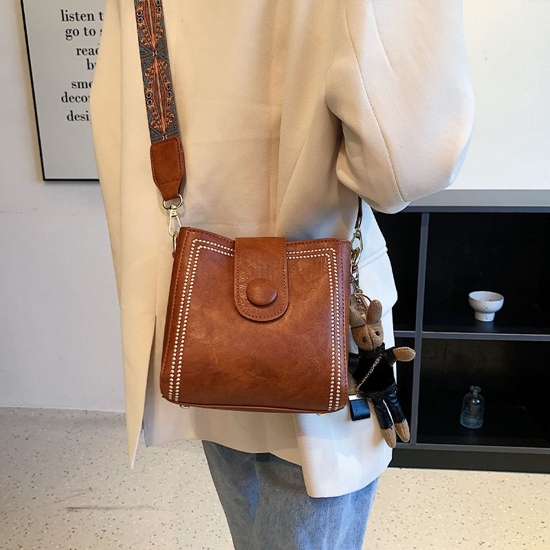 ETHEL | SAC À BANDOULIÈRE VINTAGE AVEC BREGELLE RÉGLABLE