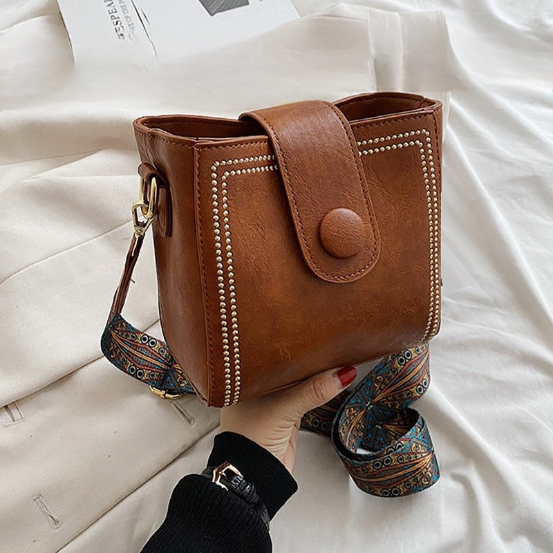 ETHEL | SAC À BANDOULIÈRE VINTAGE AVEC BREGELLE RÉGLABLE