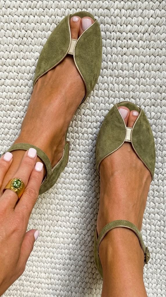 Olivia | Sandales Sauge Élégantes