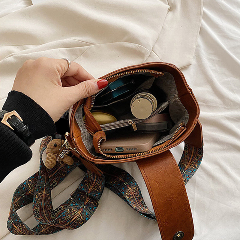 ETHEL | SAC À BANDOULIÈRE VINTAGE AVEC BREGELLE RÉGLABLE