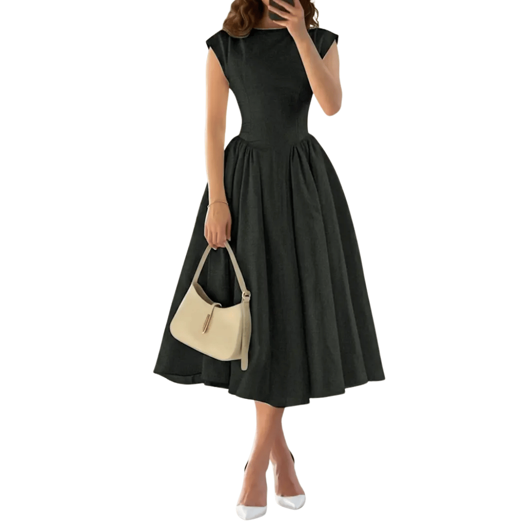 LENNORA™ – Robe longue chic à dos nu