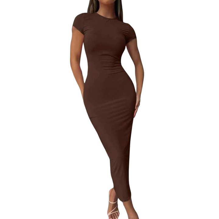 CELINA™ – Robe longue ajustée élégante