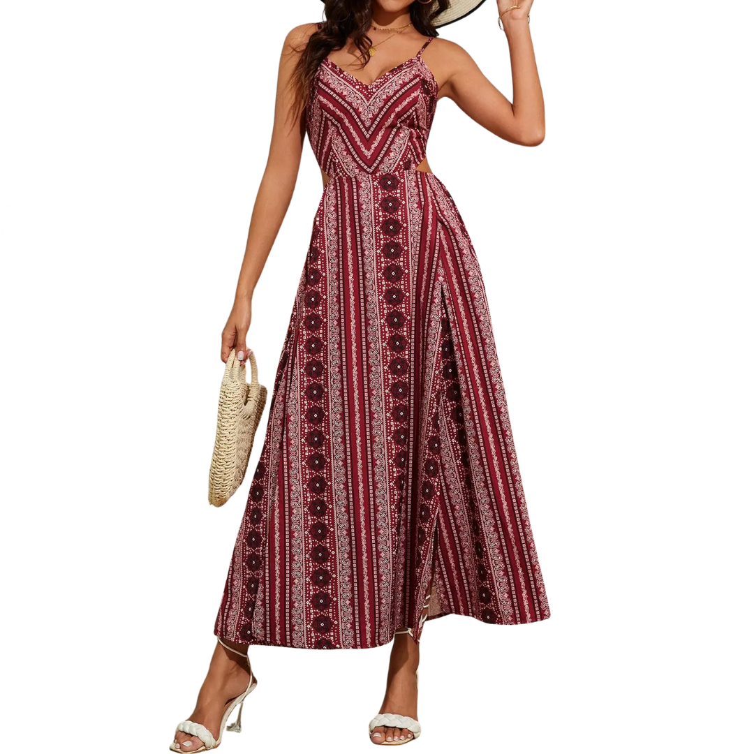 ZARA™ – Robe bohème sans dos à fente