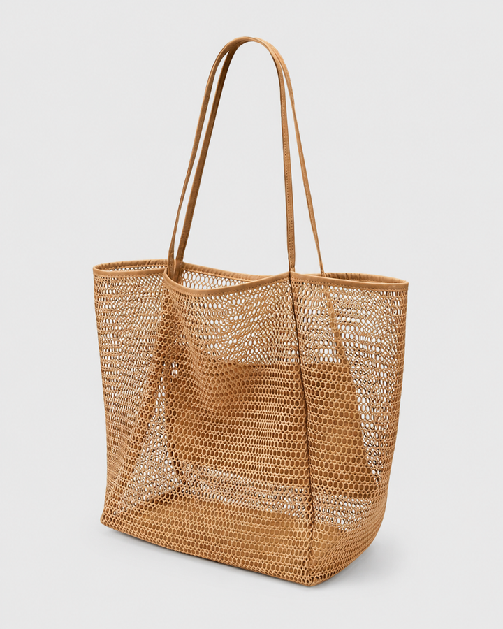 Sac de plage en maille grande capacité style bohème