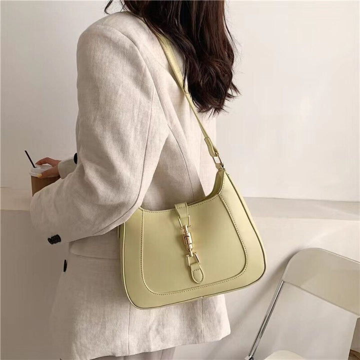 Sac à main fourre-tout porté épaule avec pochette classique