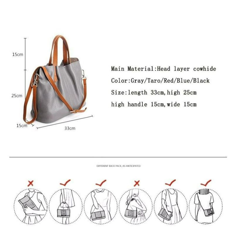 Alana | Sac fourre-tout en cuir