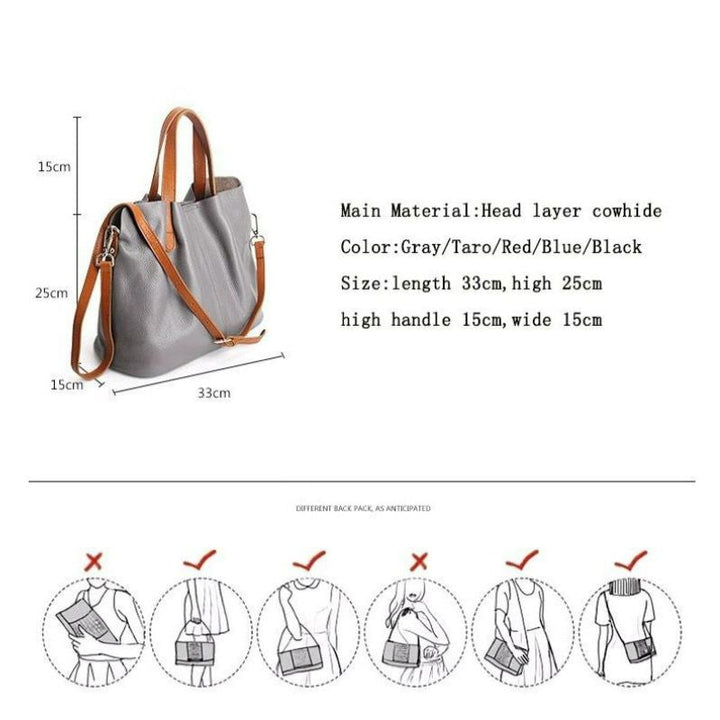 Alana | Sac fourre-tout en cuir