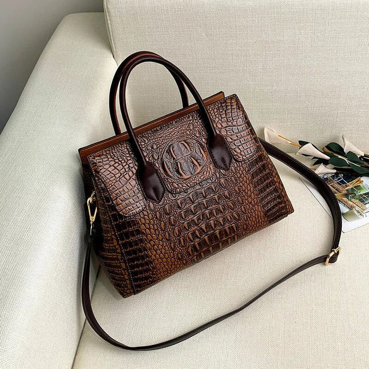 Sac à main de luxe en croco de créateur