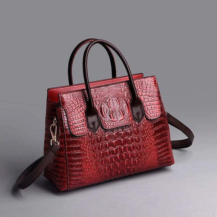 Sac à main de luxe en croco de créateur
