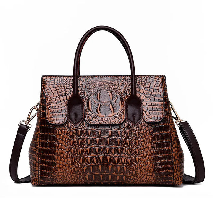 Sac à main de luxe en croco de créateur