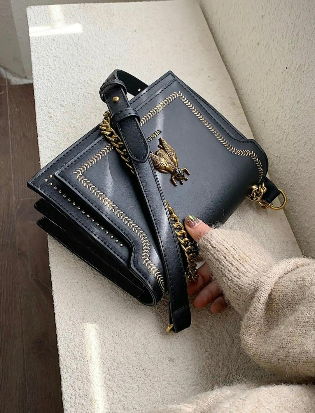 SIMONE™ - Sac à bandoulière de luxe intemporel