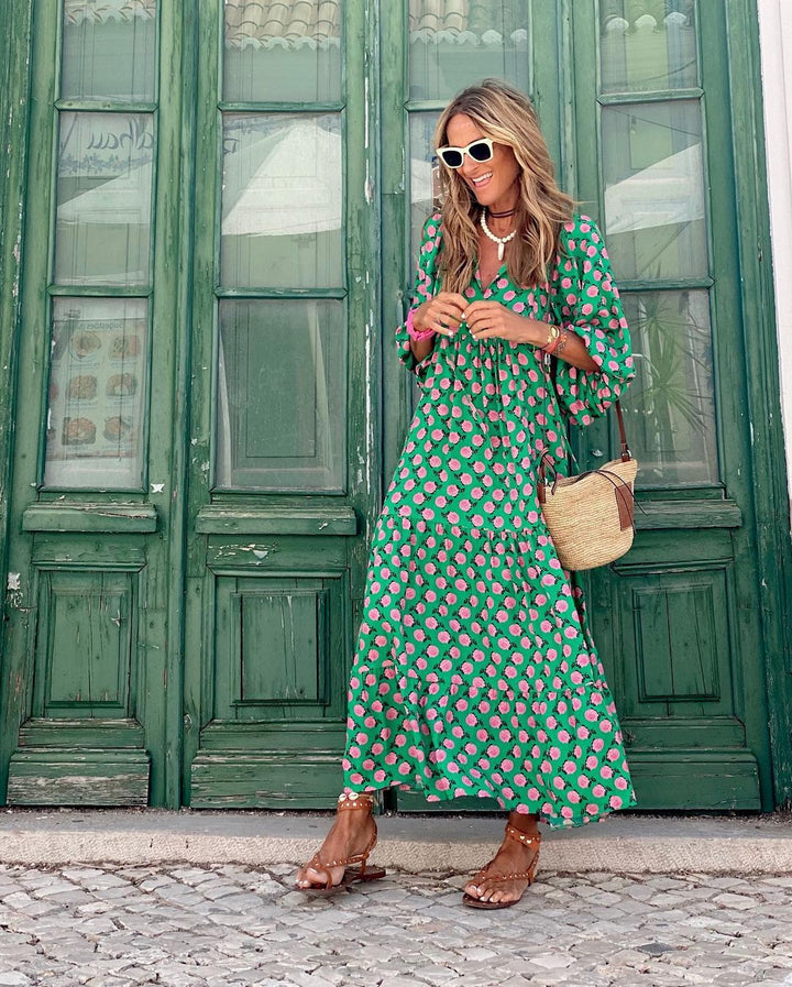 SABINE™ - Robe longue bohème chic