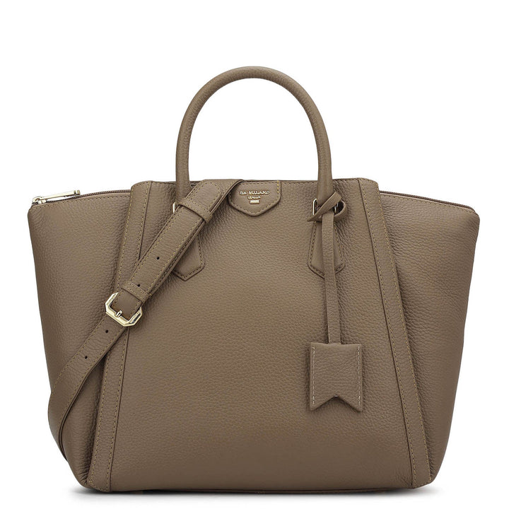 Élégance Paris - Sac Cartable Classique en Cuir Ciré