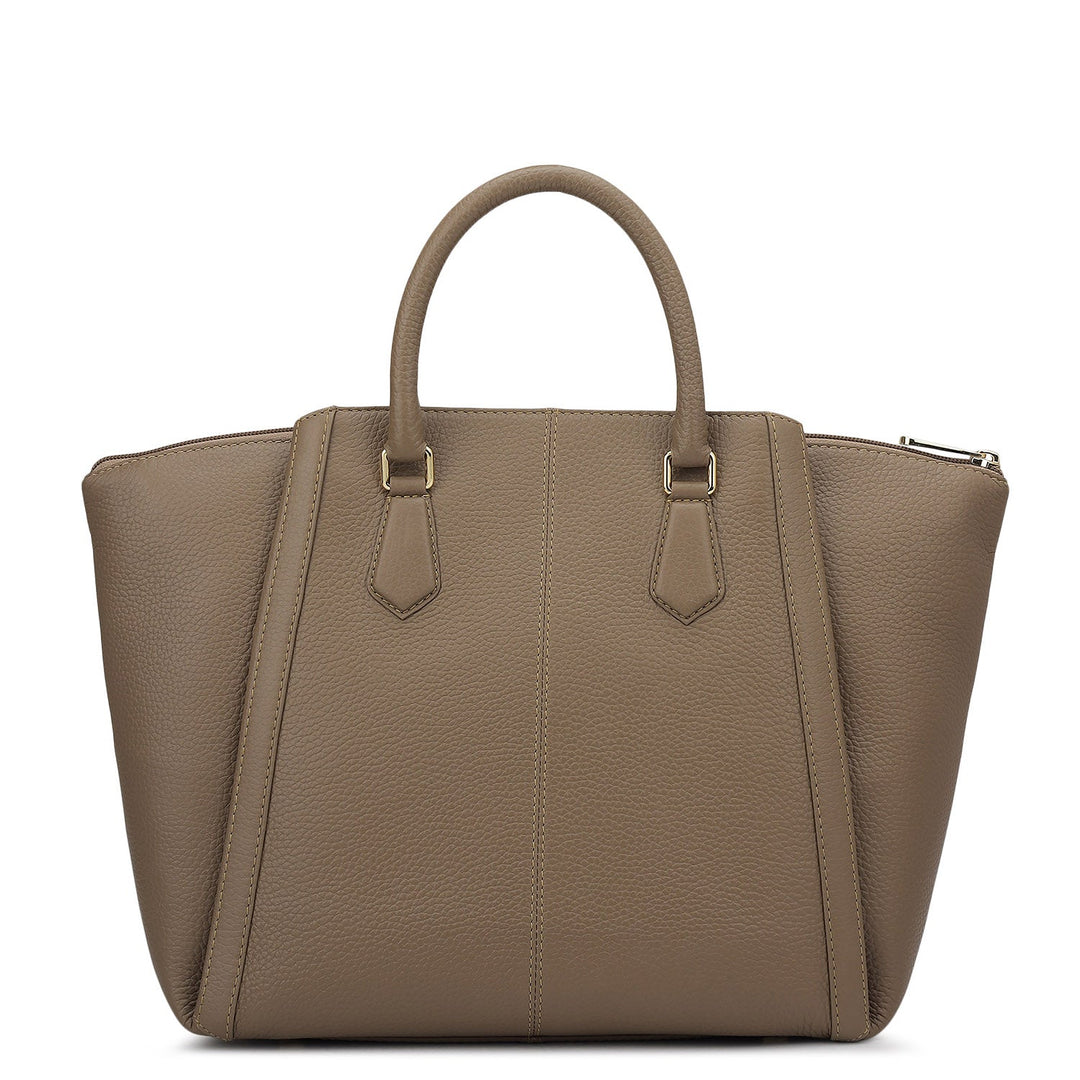 Élégance Paris - Sac Cartable Classique en Cuir Ciré