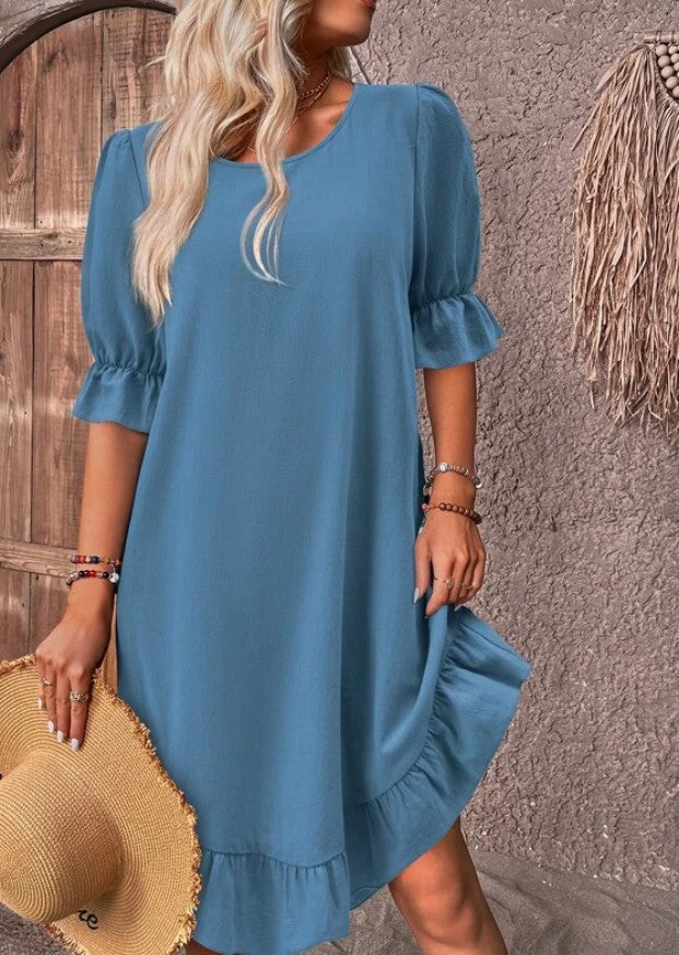 Élise | Robe midi intemporelle (Presque en rupture de stock)