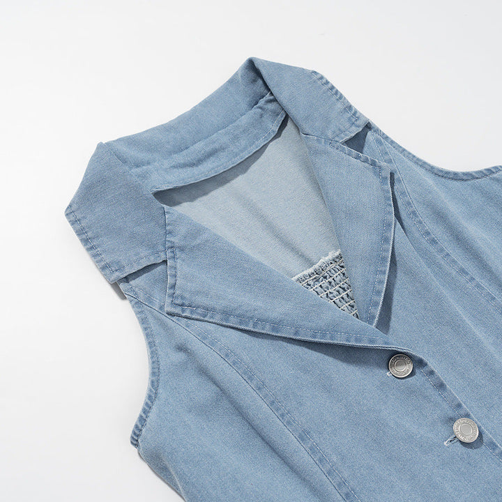 INOCENCIA™ – Robe longue classique boutonnée avec décolleté en V profond