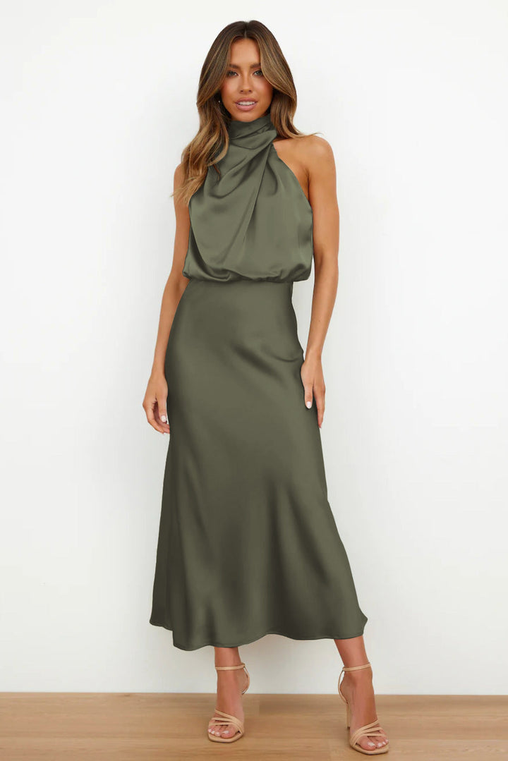 Alma | Robe à encolure américaine